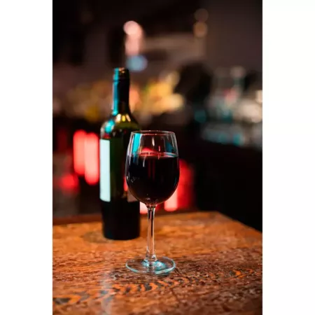 Tradineur - Set de 6 copas de vino de cristal, diseño sofisticado y elegante, aptas para lavavajillas, restaurante, hogar (47 cl