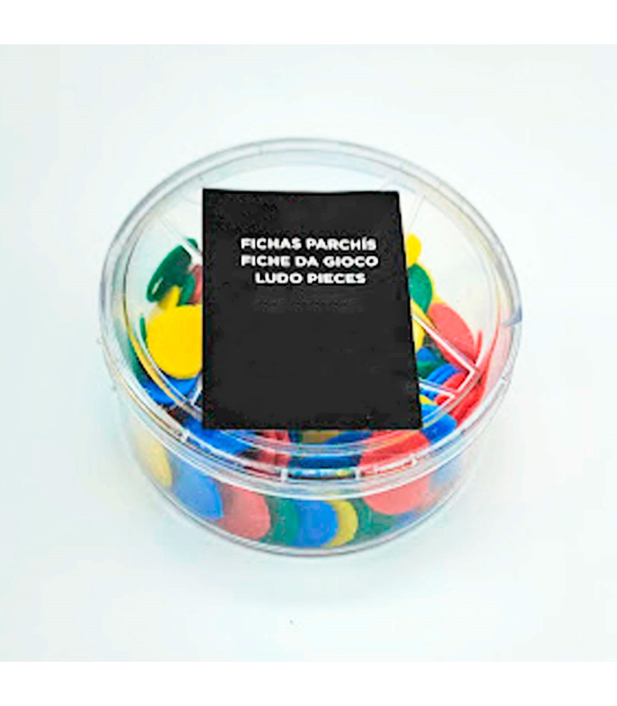 Caja 100 Fichas Parchís - 4 colores