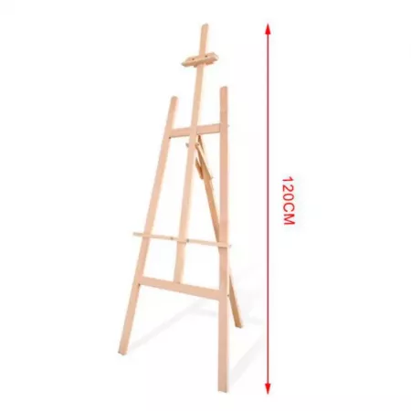 Caballete de Madera 120 cm Regulable y Ligero, Fácil Uso Caballete de Madera 120 cm Regulable y Ligero, Fácil Uso