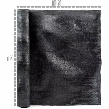 Malla de Sombreo 120 g/m² UV Privacidad | Negro y Verde Malla de Sombreo 120 g/m² UV Privacidad | Negro y Verde