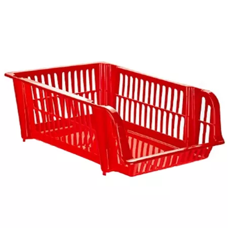 Cesta Apilable Multiusos Plástico 15x28x38 cm - Color Aleatorio