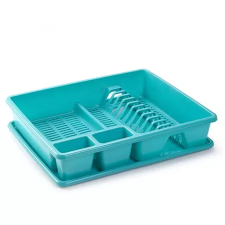 Escurreplatos grande con bandeja antigoteo, colores vivos Escurreplatos grande con bandeja antigoteo, colores vivos