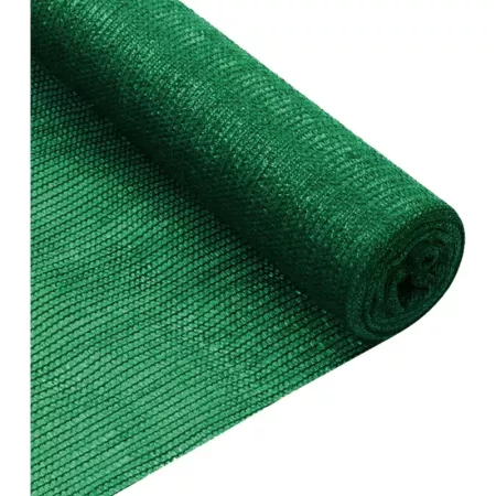 Tradineur - Rollo de malla de sombreo tupida, cierre de ocultación de 120 g/m2, alta resistencia, tela para cercar jardines, fin