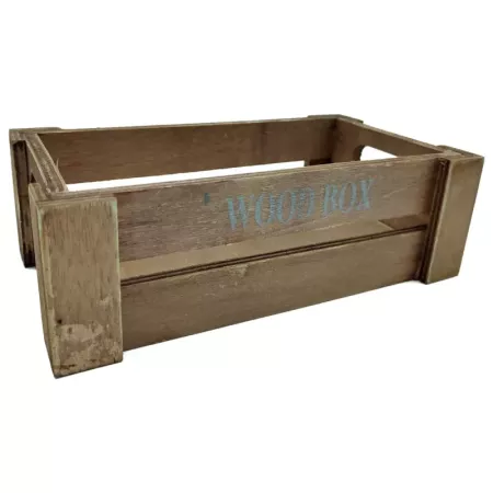 Caja de madera Wood Box 22x12x7 cm marrón multiusos Caja de madera Wood Box 22x12x7 cm marrón multiusos