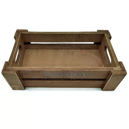 Caja de madera Wood Box 22x12x7 cm marrón multiusos Caja de madera Wood Box 22x12x7 cm marrón multiusos