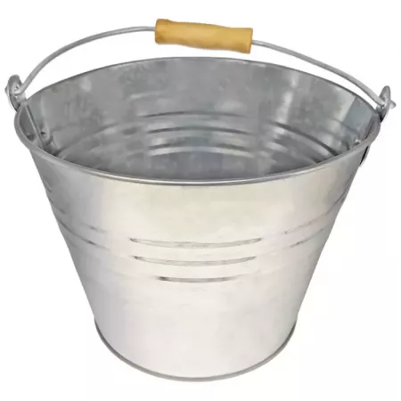 Cubo Metálico 8L con Asa de Madera – Resistente y Versátil Cubo Metálico 8L con Asa de Madera – Resistente y Versátil
