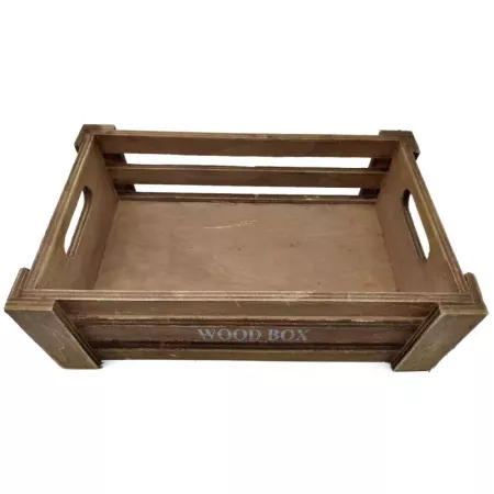 Caja de Madera Wood Box 26x16x9cm | Organiza y Decora
