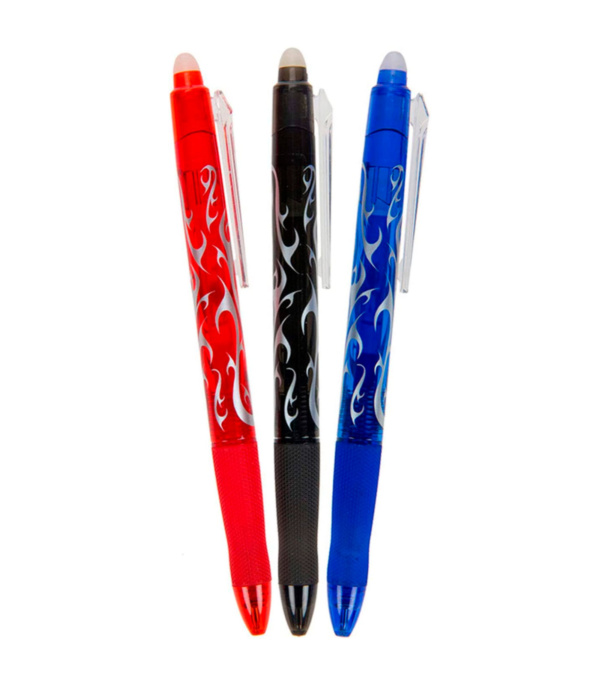 Bolígrafos borrables, 10 bolígrafos retráctiles de tinta de gel de colores  surtidos, bolígrafos de punta fina de 0.028 in, bolígrafos borrables que