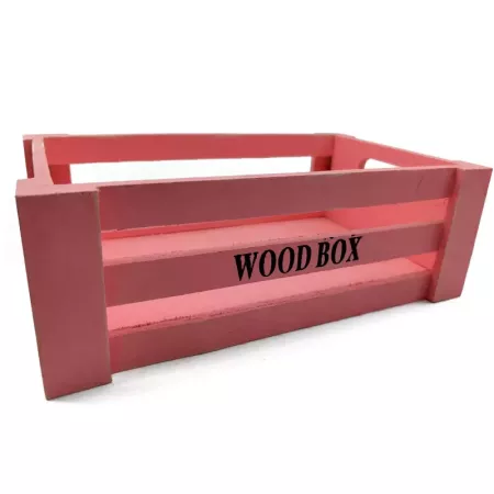 Tradineur - Caja de madera con asas "Wood Box" - Almacenamiento y organización - Caja Multiusos, Decoración, Herramientas, cocin Tradineur - Caja de madera con asas "Wood Box" - Almacenamiento y organización - Caja Multiusos, Decoración, Herramientas, cocin
