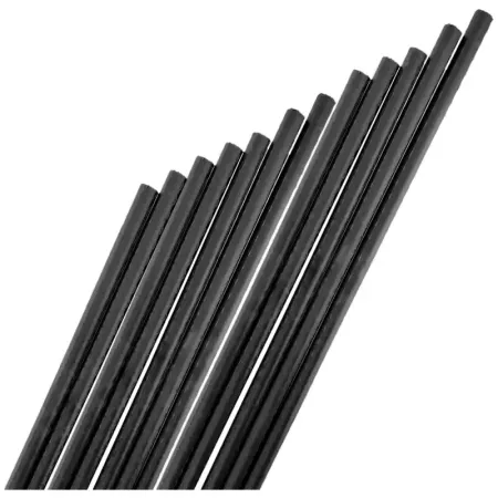 Tradineur - Pack de 12 tutores de Acero plastificado para Plantas de Ø 0,80 x 120 cm, Ideal para el Cuidado del jardín. Varillas