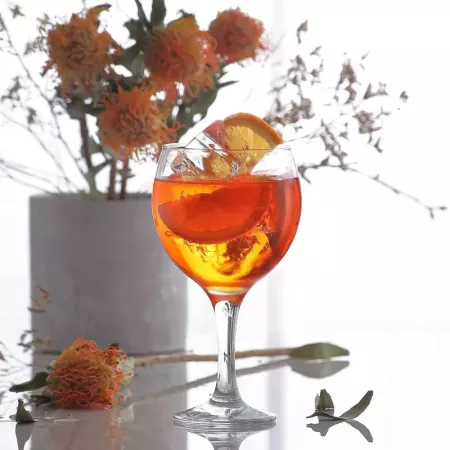 Tradineur - Set de 6 copas de cristal Misket para vino, combinados, cócteles, champán, agua, aptas para lavavajillas, elegantes,