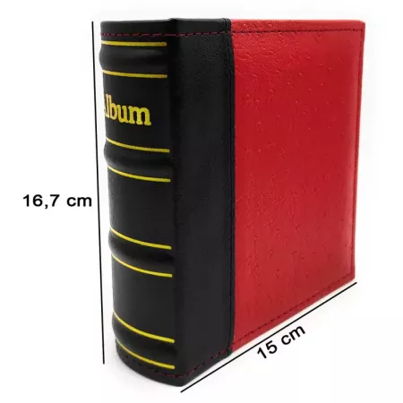 Tradineur - Álbum de foto - Capacidad 100 fotos de 10 x 15 cm con Memo - Fabricación en cartón - Ideal para guardar todas tus fo