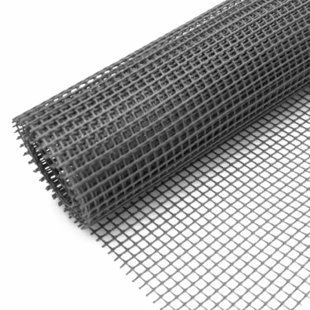 Malla Plástica Gris 0,5x5m para Jardín y Gallinero