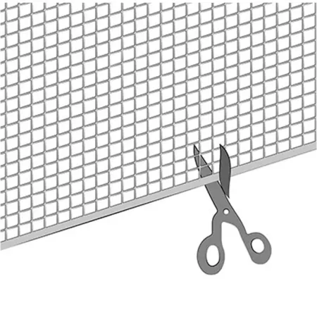 Malla Plástica Gris 0,5x5m para Jardín y Gallinero