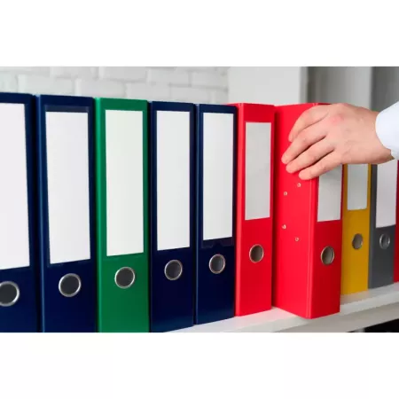 Archivador Verde A4 2 Anillas Palanca Oficina 7.5 cm