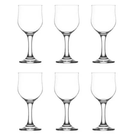 Tradineur - Set de 6 copas de cristal, modelo Nevakar, servir vino, champán, cócteles, elegantes, aptas para lavavajillas, celeb
