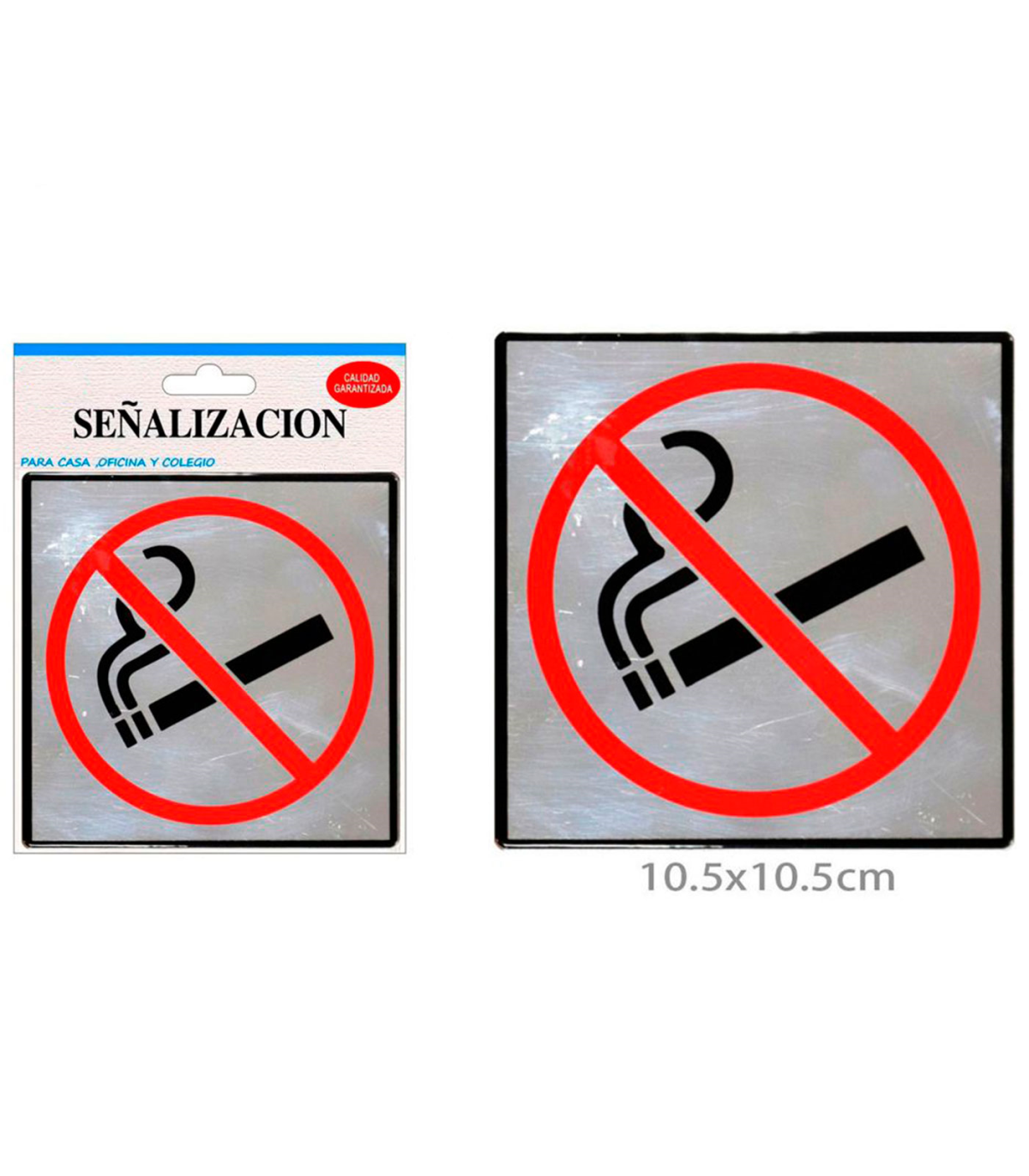 Cartel No fumar