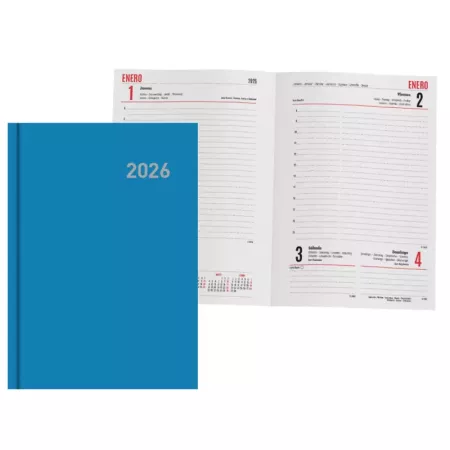 Agenda 2026 París Azul Claro Día Página 21x15 cm Agenda 2026 París Azul Claro Día Página 21x15 cm