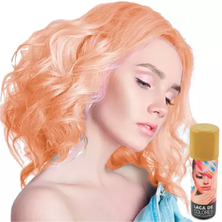 Tradineur - Laca para pelo en spray para halloween - Cantidad: 125 ml - Accesorio para disfraz de carnaval, fiestas, cosplay, cu