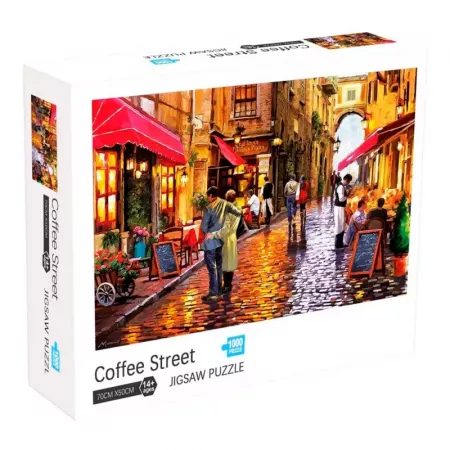 Puzzle 1000 Piezas Coffee Street: Reto Creativo y Decorativo Puzzle 1000 Piezas Coffee Street: Reto Creativo y Decorativo