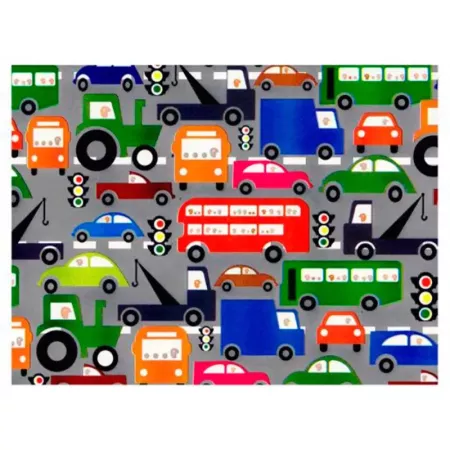 Bobina Papel Regalo Vehículos 62x80m para Cumple y Navidad Bobina Papel Regalo Vehículos 62x80m para Cumple y Navidad