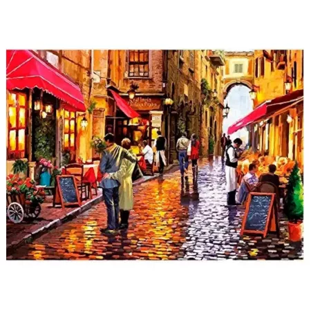 Puzzle 1000 Piezas Coffee Street: Reto Creativo y Decorativo Puzzle 1000 Piezas Coffee Street: Reto Creativo y Decorativo