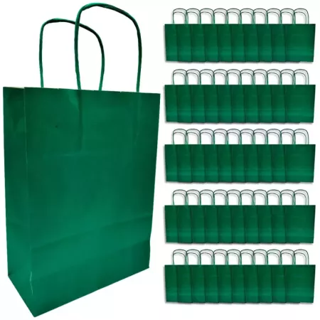 Pack 50 Bolsas Kraft Verde XS 18x24 cm Ideal Regalos Navidad Pack 50 Bolsas Kraft Verde XS 18x24 cm Ideal Regalos Navidad