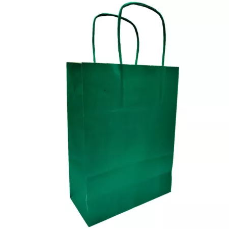 Pack 50 Bolsas Kraft Verde XS 18x24 cm Ideal Regalos Navidad Pack 50 Bolsas Kraft Verde XS 18x24 cm Ideal Regalos Navidad