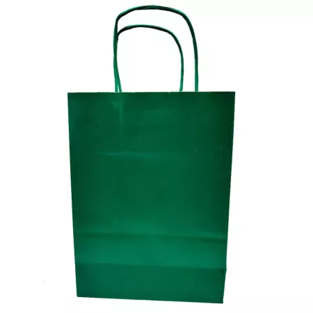 Pack 50 Bolsas Kraft Verde XS 18x24 cm Ideal Regalos Navidad Pack 50 Bolsas Kraft Verde XS 18x24 cm Ideal Regalos Navidad
