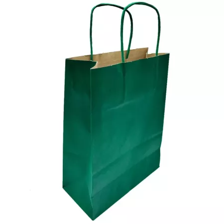 Pack 50 Bolsas Kraft Verde XS 18x24 cm Ideal Regalos Navidad Pack 50 Bolsas Kraft Verde XS 18x24 cm Ideal Regalos Navidad