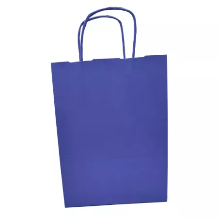 Pack 50 bolsas kraft azul XS 18x24 cm para regalos Navidad Pack 50 bolsas kraft azul XS 18x24 cm para regalos Navidad