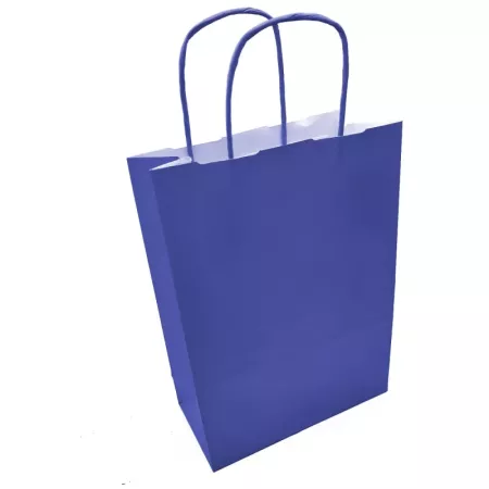 Pack 50 bolsas kraft azul XS 18x24 cm para regalos Navidad Pack 50 bolsas kraft azul XS 18x24 cm para regalos Navidad