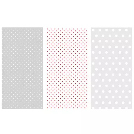 Pack 3 Rollos Plástico Transparente Decorado 70x150 cm Pack 3 Rollos Plástico Transparente Decorado 70x150 cm