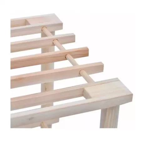 Zapatero de Madera Natural 3 Niveles - Estantería Multiusos Zapatero de Madera Natural 3 Niveles - Estantería Multiusos