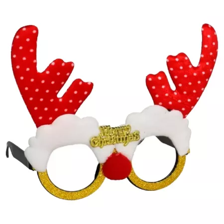 Gafas Navideñas Reno Merry Christmas para Fiestas 14x22,5 cm