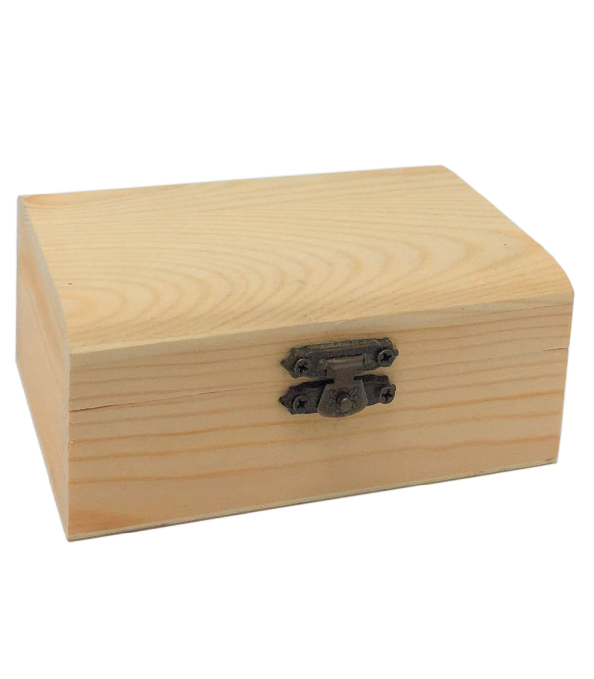 Caja madera con tapa.
