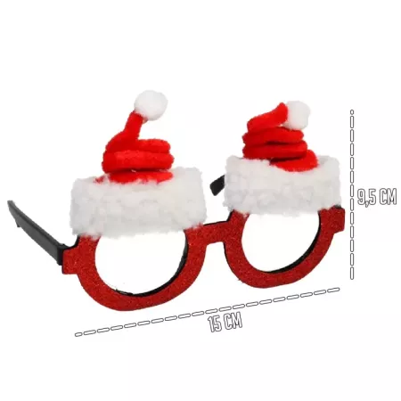 Gafas Navideñas Santa Claus para Fiestas – Diviértete Ya