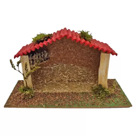 Portal Belén Realista 14,5x26,5x10 cm, Pintado a Mano Portal Belén Realista 14,5x26,5x10 cm, Pintado a Mano