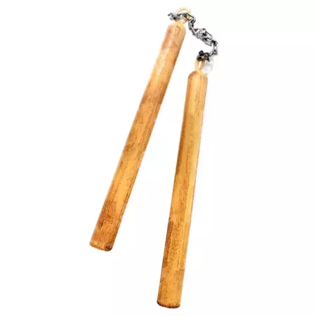 Tradineur - Barra doble con cadena, plástico, complemento para disfraces, carnaval, Halloween, cosplay, adulto, 89 cm