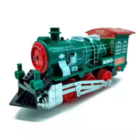 Tren Navideño de Juguete 23 Piezas con Luces y Sonido