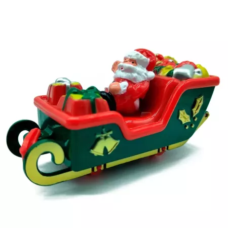 Tren Navideño de Juguete 23 Piezas con Luces y Sonido