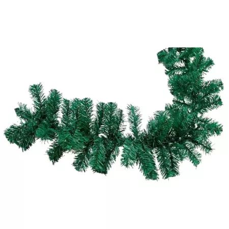 Boa de Pino Navideño 270 cm Verde con Estructura Metálica Boa de Pino Navideño 270 cm Verde con Estructura Metálica