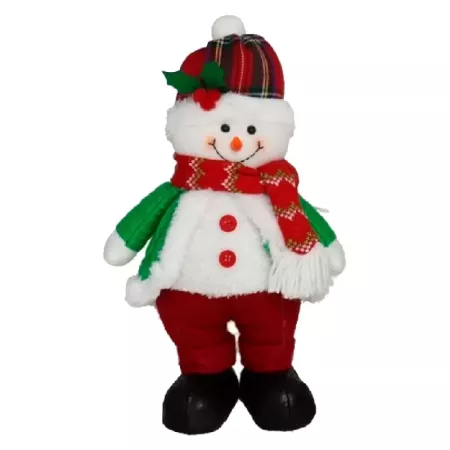 Figura Navideña Decorativa con Gorro 30x18x10 cm
