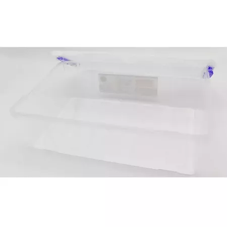 Tradineur - Pack de 4 cajas de almacenaje de plástico transparente, 2 litros, minicajas de ordenación apilables con tapa 7,5 x 2 Tradineur - Pack de 4 cajas de almacenaje de plástico transparente, 2 litros, minicajas de ordenación apilables con tapa 7,5 x 2