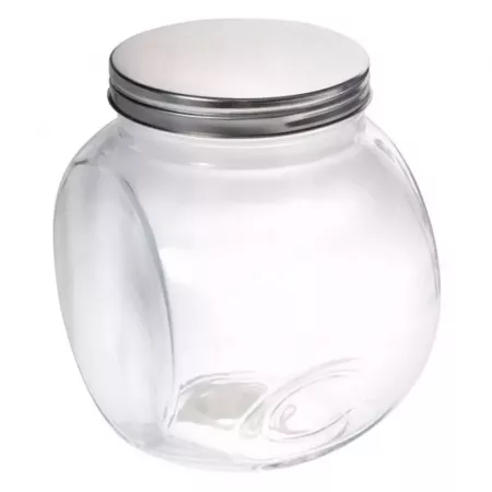 Tarro de Cristal 3000 ml con Tapa Metálica y Cierre Rosca Tarro de Cristal 3000 ml con Tapa Metálica y Cierre Rosca