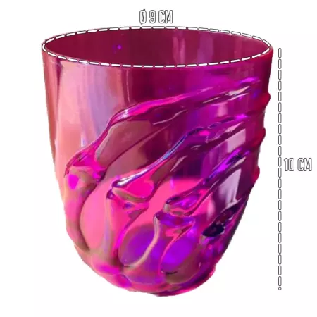 Pack 3 Vasos Mano Esqueleto Halloween - Colores Aleatorios