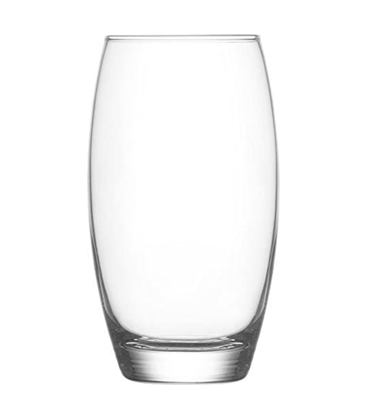 Tradineur - Set de 6 vasos de cristal modelo Adora, base gruesa, aptos  para lavavajillas, servir cócteles, cerveza, refrescos