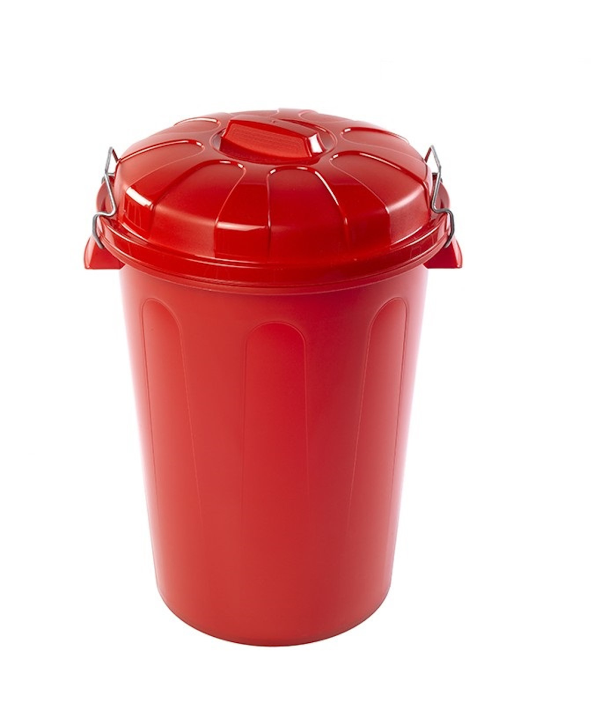 AVLA Cubo de basura de 2 litros, papelera de metal con tapa de madera,  contenedor de basura con pedal redondo con cubo de revestimiento, cubo de