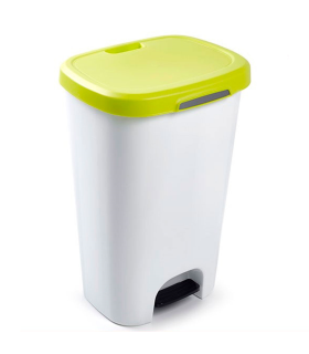 Plastic Forte - Cubo Basura con Tapa 100 litros Verde : : Hogar y  cocina