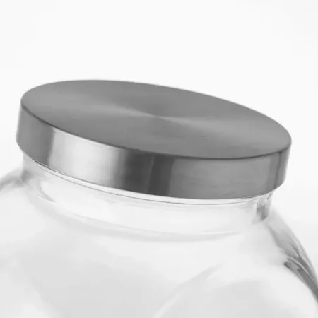 Tarro de Cristal 2300 ml con Tapa Metálica y Rosca Fácil Tarro de Cristal 2300 ml con Tapa Metálica y Rosca Fácil